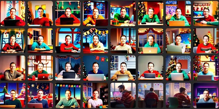 5 нестандартных идей для новогодних поздравлений: удивляем всех своим искусственным интеллектом